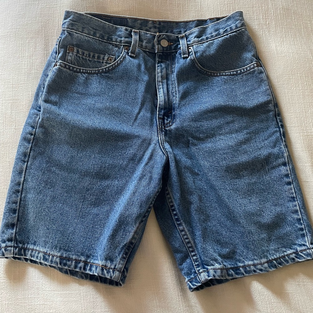 Vintage Levi’s long denim shorts